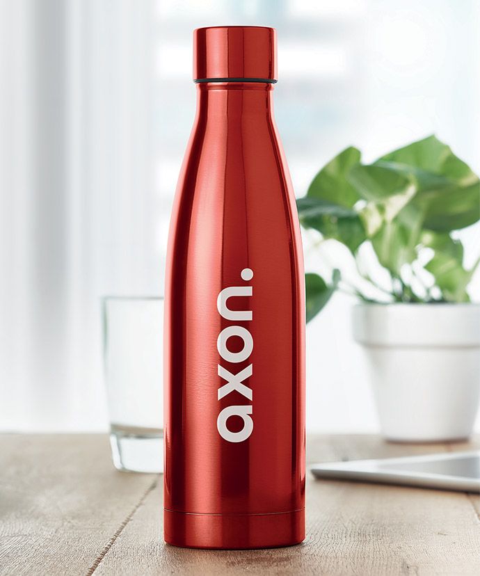 Elegante botella de agua personalizada
