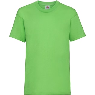 Fruit of the Loom Valueweight T Kids - lime