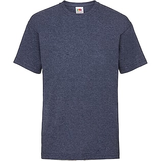 Fruit of the Loom Valueweight T Kids - vintage heather navy