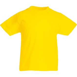 Fruit of the Loom Valueweight T Kids - yellow
