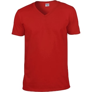 Gildan SoftStyle V-Neck Men - red