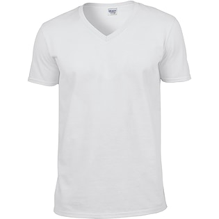 Gildan SoftStyle V-Neck Men - white