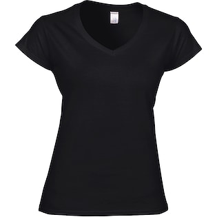 Gildan SoftStyle V-Neck Women - black