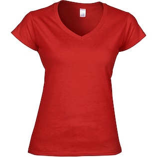 Gildan SoftStyle V-Neck Women - red