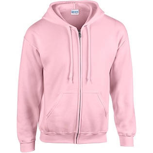 Gildan Heavy Blend Zip Hooded Sweat - light pink