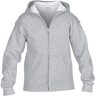 Gildan Heavy Blend Zip Hooded Sweat Kids - sport grey