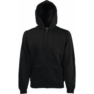 Fruit of the Loom Classic Hooded Sweat Jacket - black