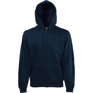 Fruit of the Loom Classic Hooded Sweat Jacket - deep navy