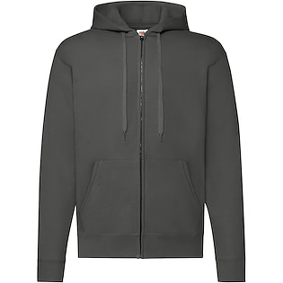 Fruit of the Loom Classic Hooded Sweat Jacket - light graphite