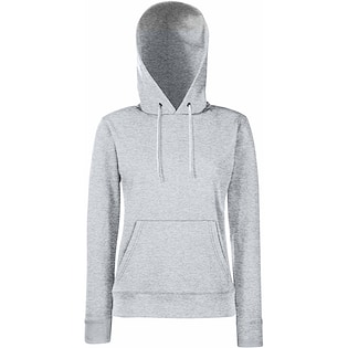 Fruit of the Loom Lady-Fit Classic Hooded Sweat - heather grey