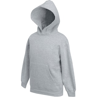 Fruit of the Loom Kids Classic Hooded Sweat - heather grey