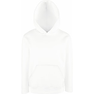 Fruit of the Loom Kids Classic Hooded Sweat - white