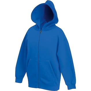 Fruit of the Loom Kids Premium Hooded Sweat Jacket - royal blue