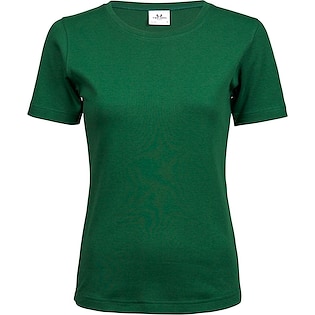 Tee Jays Ladies Interlock Tee - forest green