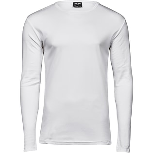 Tee Jays Long Sleeve Interlock Tee - white