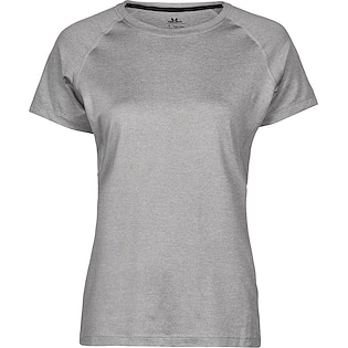 Tee Jays Ladies Cooldry Tee - grey melange