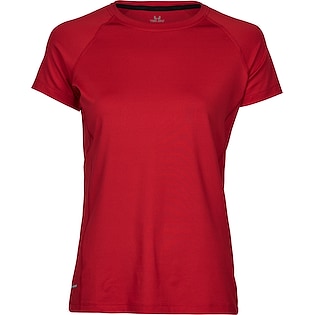 Tee Jays Ladies Cooldry Tee - red