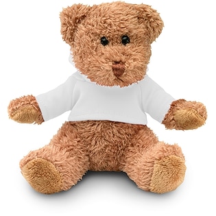 Kosebamse Winnie - hvit