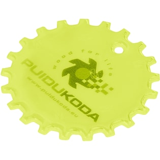 Blød refleks Gearwheel - gul