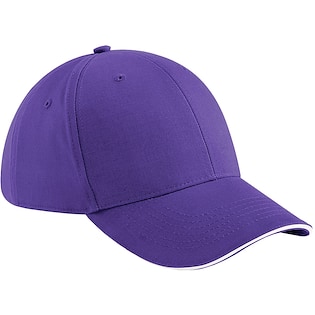 Beechfield Athlete - purple/ white