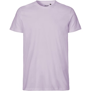 Neutral Mens Fitted T-shirt - dusty purple