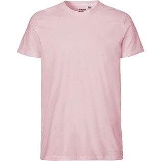 Neutral Mens Fitted T-shirt - light pink