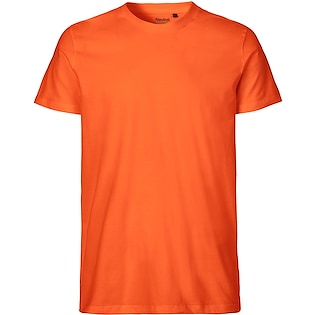Neutral Mens Fitted T-shirt - oransje
