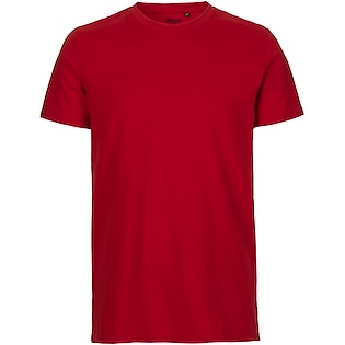 Neutral Mens Fitted T-shirt - red