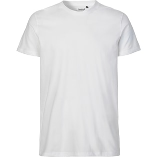 Neutral Mens Fitted T-shirt - blanco