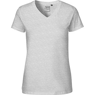 Neutral Ladies V-Neck T-shirt - grey