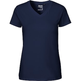 Neutral Ladies V-Neck T-shirt - navy