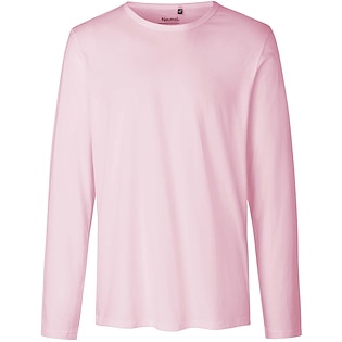 Neutral Mens Longsleeve T-shirt - rosa claro