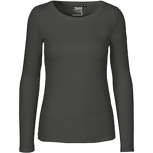 Neutral Ladies Longsleeve T-shirt - charcoal