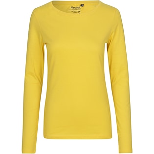 Neutral Ladies Longsleeve T-shirt - yellow