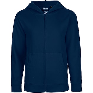 Neutral Kids Zip Hoodie - navy