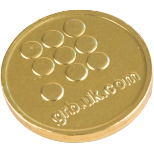 Moneda de chocolate Monetas, 36 mm