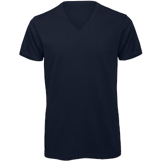 B&C Organic V-neck Tee Men - navy