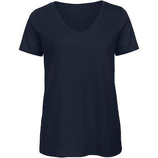 B&C Organic V-neck Tee Women - navy