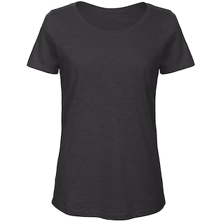 B&C Organic Slub Tee Women - chic black