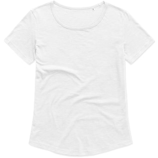 Stedman Ladies Organic Slub - white