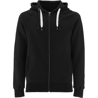 Continental Clothing Organic Zip-Up Hoody - black