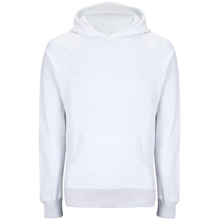 Continental Clothing Unisex Pullover Hoody - white