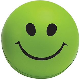 Pelota antiestrés Smiley - verde