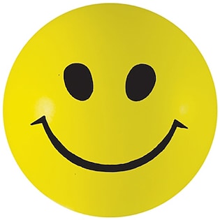 Stressipallo Smiley - yellow