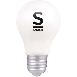 Stressboll Light Bulb - white/ silver