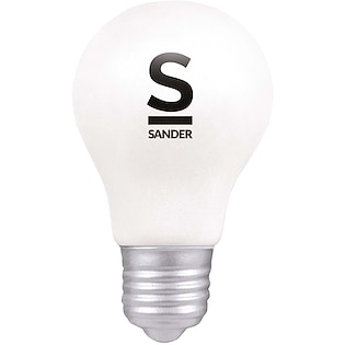 Stressipallo Light Bulb - white/ silver