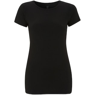 Continental Clothing Organic Women´s Slim Fit T-shirt - black