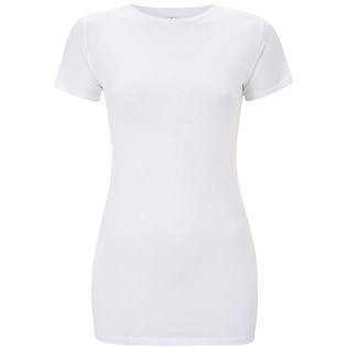 Continental Clothing Organic Women´s Slim Fit T-shirt - white