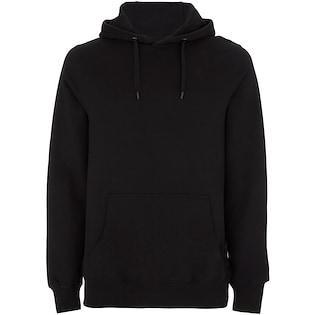 Continental Clothing Organic Unisex Pullover Hoody - black