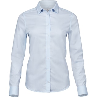 Tee Jays Ladies Luxury Stretch Shirt - light blue
